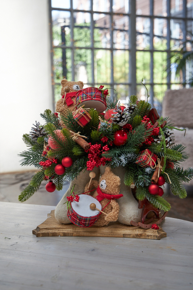 Валеночки "Christmas vintage" фото 1