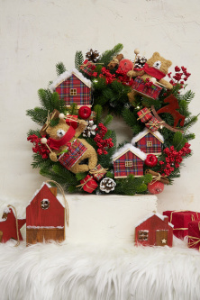 Рождественский венок  "Christmas vintage"